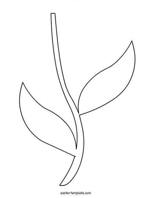 Printable Stem And Leaf Template