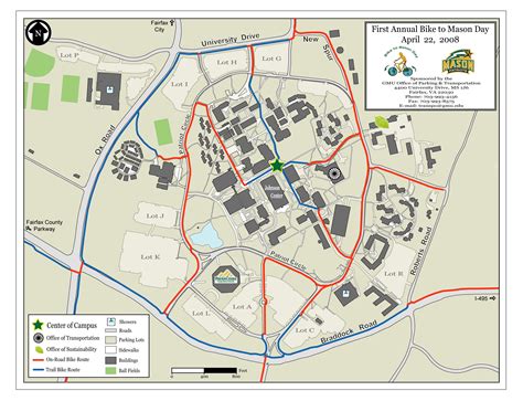 George Mason University Library Map New Field Available for Play: West