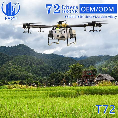 Easy to Use Agriculture Sprayer 72 Liter Autonomous Flight Drone Smart Farming Drones Manguera a ...