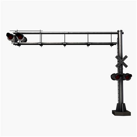 Railroad Crossing Signal 3D Model $40 - .3ds .obj .unknown - Free3D