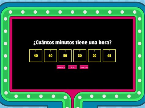 Diseño de una experiencia de gamificación para los niños Gameshow quiz