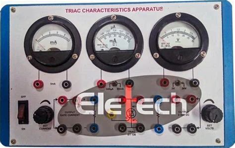 Triac Characteristics Apparatus For Laboratory Model Name Number Eli