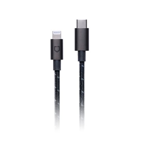 Rhinoshield Mfi Certified Braided Lightning To Type C Charging Cable