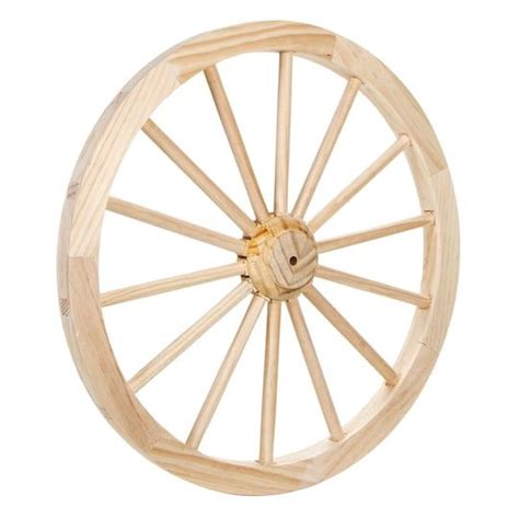 Unfinished Wood Decorative Wagon Wheels 235 Inches By Darice