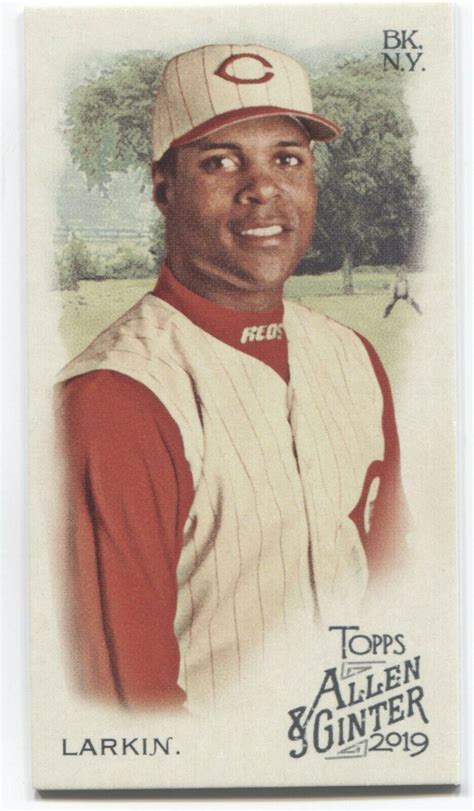 2019 Topps Allen Ginter S X Mini 395 Barry Larkin For Sale Online