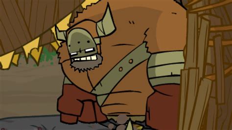 Castle Crashers Remastered Barbarian Boss Fight YouTube