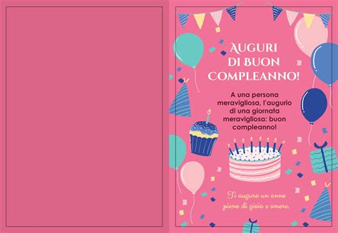 Biglietti Di Auguri Di Compleanno Da Stampare Divertenti