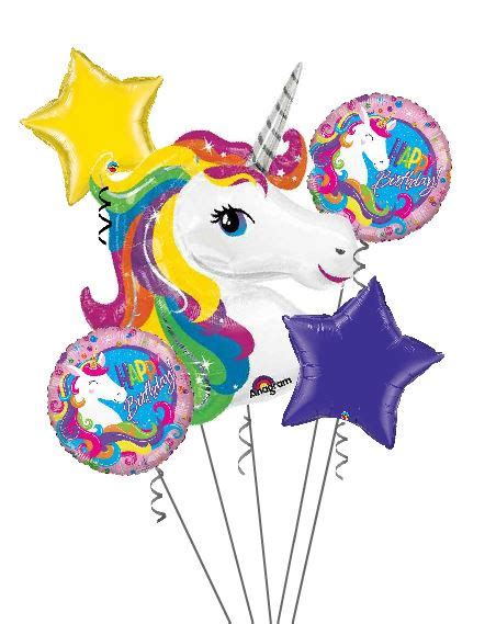 Rainbow Unicorn Balloon Bouquet - Portland Balloon Delivery