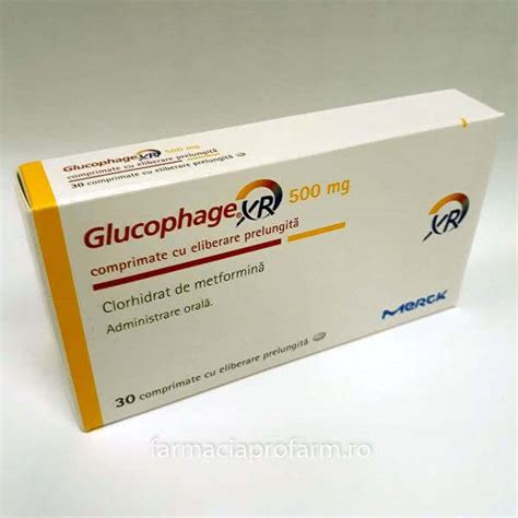 GLUCOPHAGE XR X 30 COMPR ELIB PREL 500mg MERCK SANTE S A S