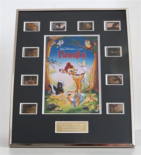 Bambi Framed Film Cell Display With Coa Catawiki