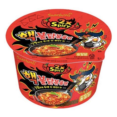 Samyang 2x Spicy Bowl Hot Chicken Flavor Ramen 105g Tjins Toko