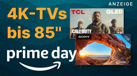 Amazon Prime Day Sichert Euch Jetzt Riesige 4K TVs Bis 85 Zoll Zu