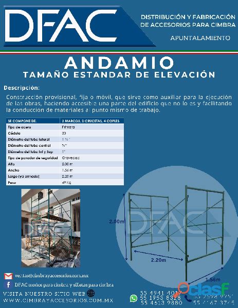 Venta De Andamios En Iztacalco Clasf Casa Y Jardin