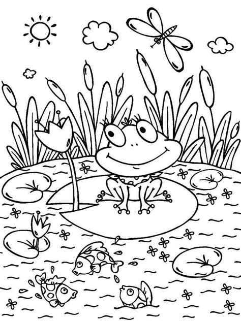 Swamp Monster Coloring Page