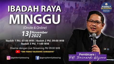 JANGAN INGKAR JANJI Ibadah Raya 2 Live Streaming Pdt Toninardi