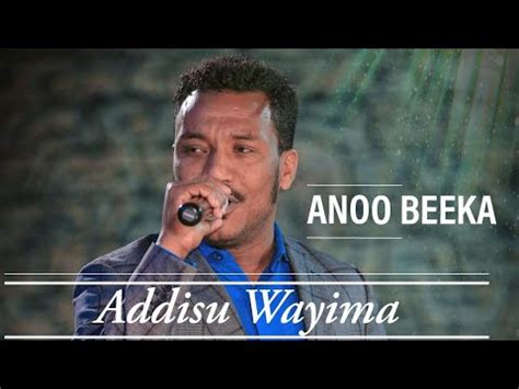 Addisu Wayima Anoo Beeka Official Music Audio Youtube