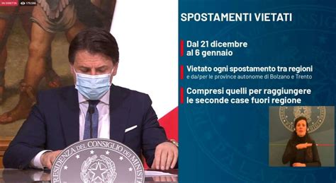 Conte Misure Decreto Natale Radio Sintony News