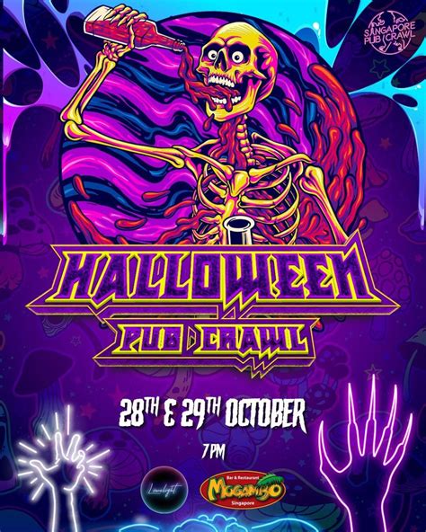 Halloween Pub Crawl 2022 Tickets, Mogambo Bar & Restaurant, Singapore, 28 October to 29 October