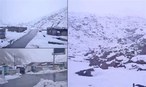 Snow in Himachal’s Higher Hills, Rohtang Pass Closed to Traffic Again ...