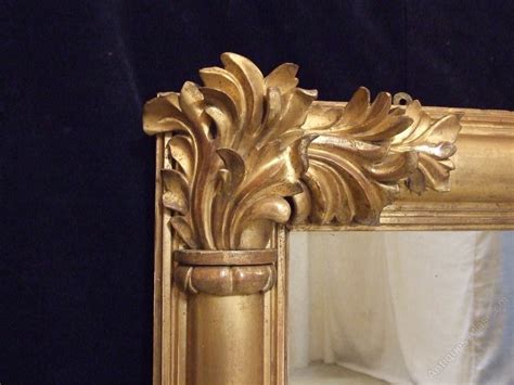 Antiques Atlas Large Antique Gilt Overmantle Wall Mirror C