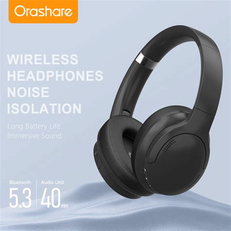 Orashare Hs Wireless Headphones Hifi Stereo Sound Built In Mic