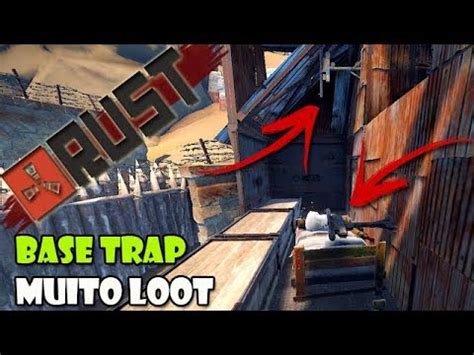 Rust INVADINDO BASE TRAP MUITO LOOT YouTube