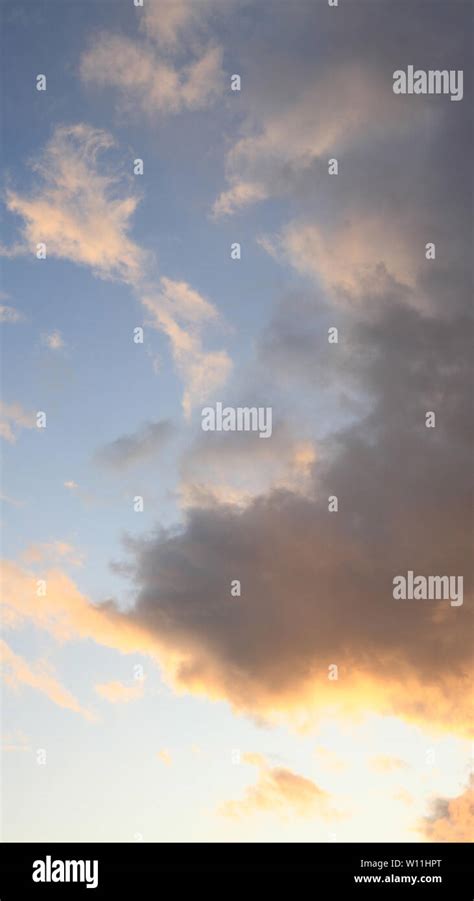 sunset sky at summer Stock Photo - Alamy