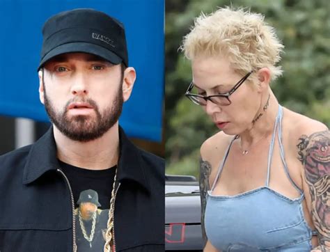 Eminems Ex Wife Kim Mathers Spotted W New Look And Teenage Son