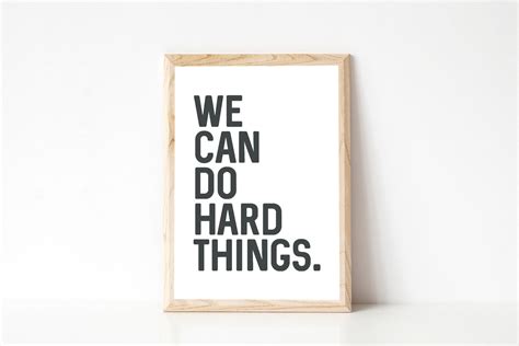 We Can Do Hard Things Printable Wall Art Religious Printable - Etsy