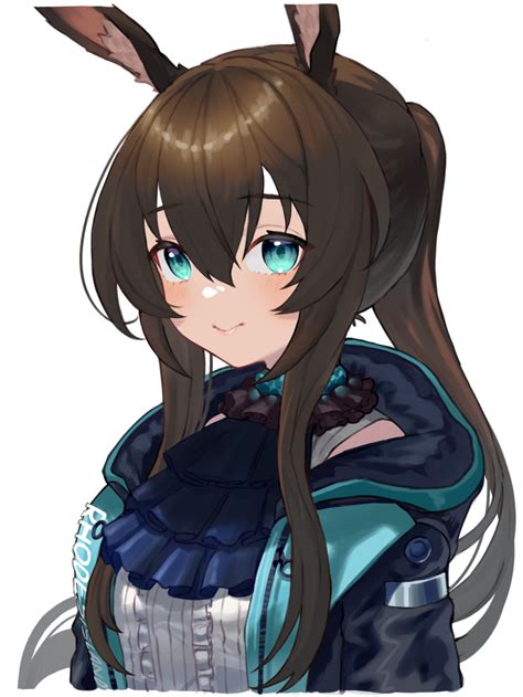 Safebooru 1girl Amiya Arknights Arknights Ascot Black Jacket Blue