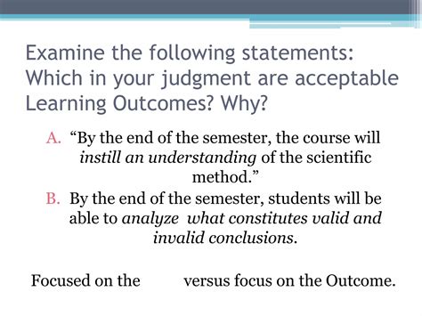 Outcomes Based Education Obe Or Outcomes Based Teaching And Learning