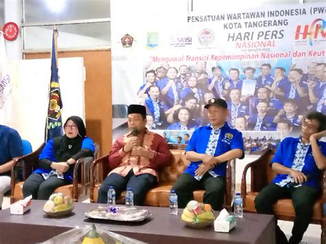 Pj Walikota Tangerang Menghadiri Acara HPN Di Sekretariat PWI MERDEKA