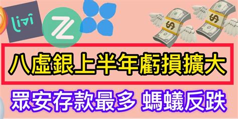 虛銀發展｜八虛銀虧損擴大 眾安存款最多 財經快訊 點新聞