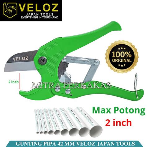 Jual Veloz Pipe Cutter Gunting Pipa Mm Alumunium Baja Perkakas Di