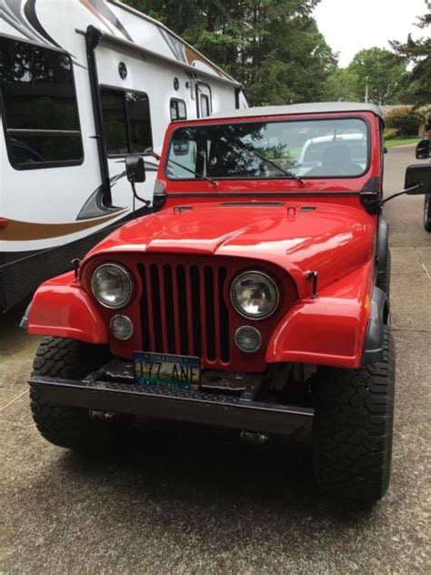 1981 Cj5 For Sale Jeep Cj 1981 For Sale In Oregon City Oregon United States