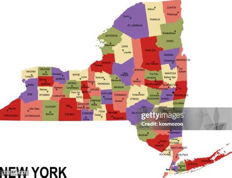 48 New York Map Counties Stock Photos, High-Res Pictures, and Images - Getty Images