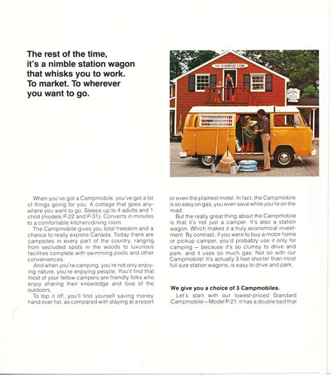 Thesamba Vw Archives Vw Campmobile Brochure Canada