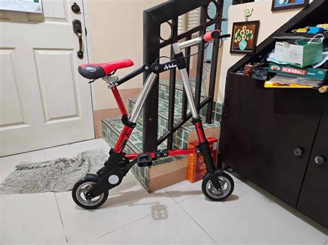 MINI PORTABLE FOLDING BIKE (A-Bike), Sports Equipment, Bicycles & Parts, Bicycles on Carousell