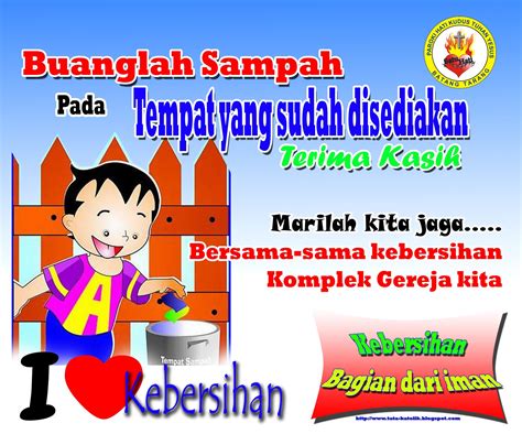 buanglah sampah  tempatnya eren gambar