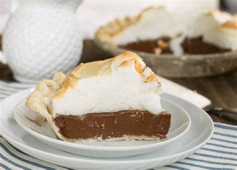 Old Fashioned Chocolate Meringue Pie Spicy Southern Kitchen