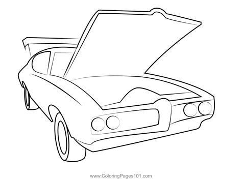 Car On Road Coloring Page for Kids - Free Cars Printable Coloring Pages ...