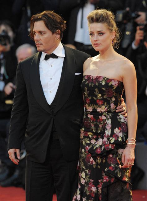 Photo Johnny Depp Et Sa Femme Amber Heard Tapis Rouge Du Film The