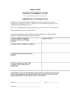 Fillable Online Archive Angus Gov Application For A Petroleum Licence