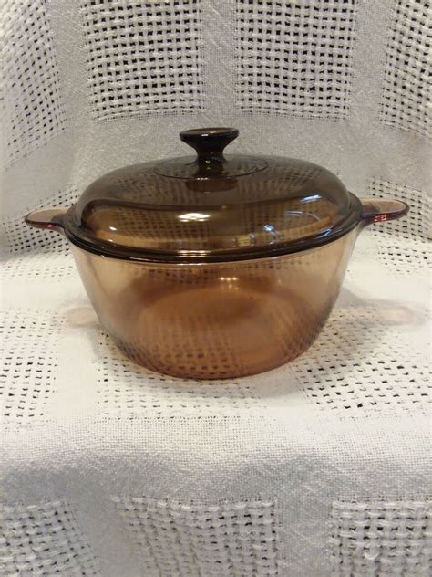 Corning Ware Visions Cookware 4 5L Dutch Oven Stock Pot With Lid Made