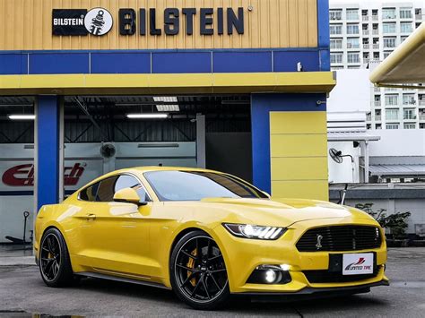 Ford Mustang S550 Yellow Bbs Ci R Wheel Wheel Front