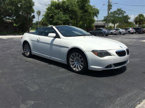 2006 Bmw 650I Convertible Alpine White