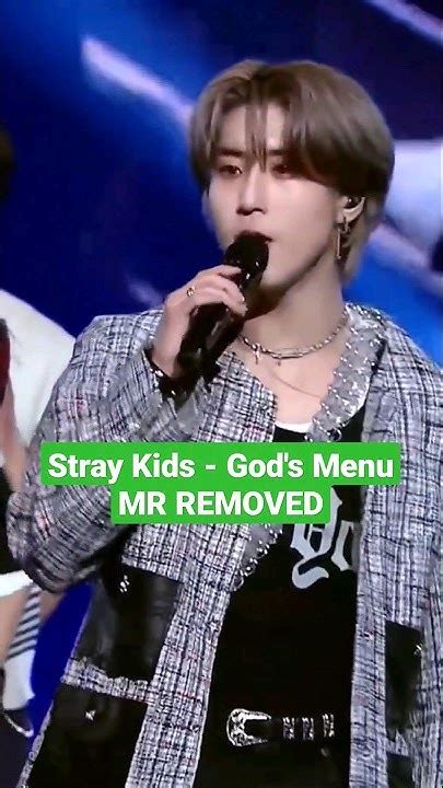 엠알 제거mr제거 Stray Kids Gods Menu Youtube