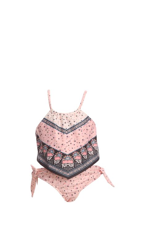 Seafolly Kız Çocuk Pembe Bikini SFY T BPink BlossomPink