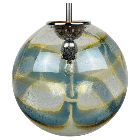 Mid Century Murano Glass Pendant Lamp By Vistosi Italy 1970s For Sale At 1stdibs