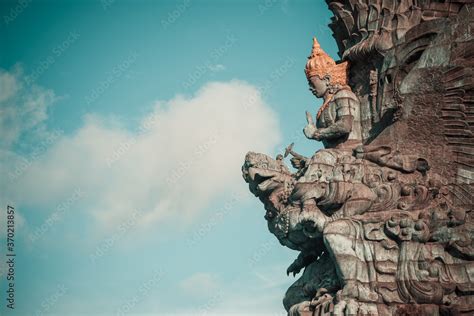 Landscape Picture Of Tallest Garuda Wisnu Kencana Gwk Statue As Bali